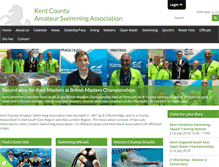 Tablet Screenshot of kentswimming.org